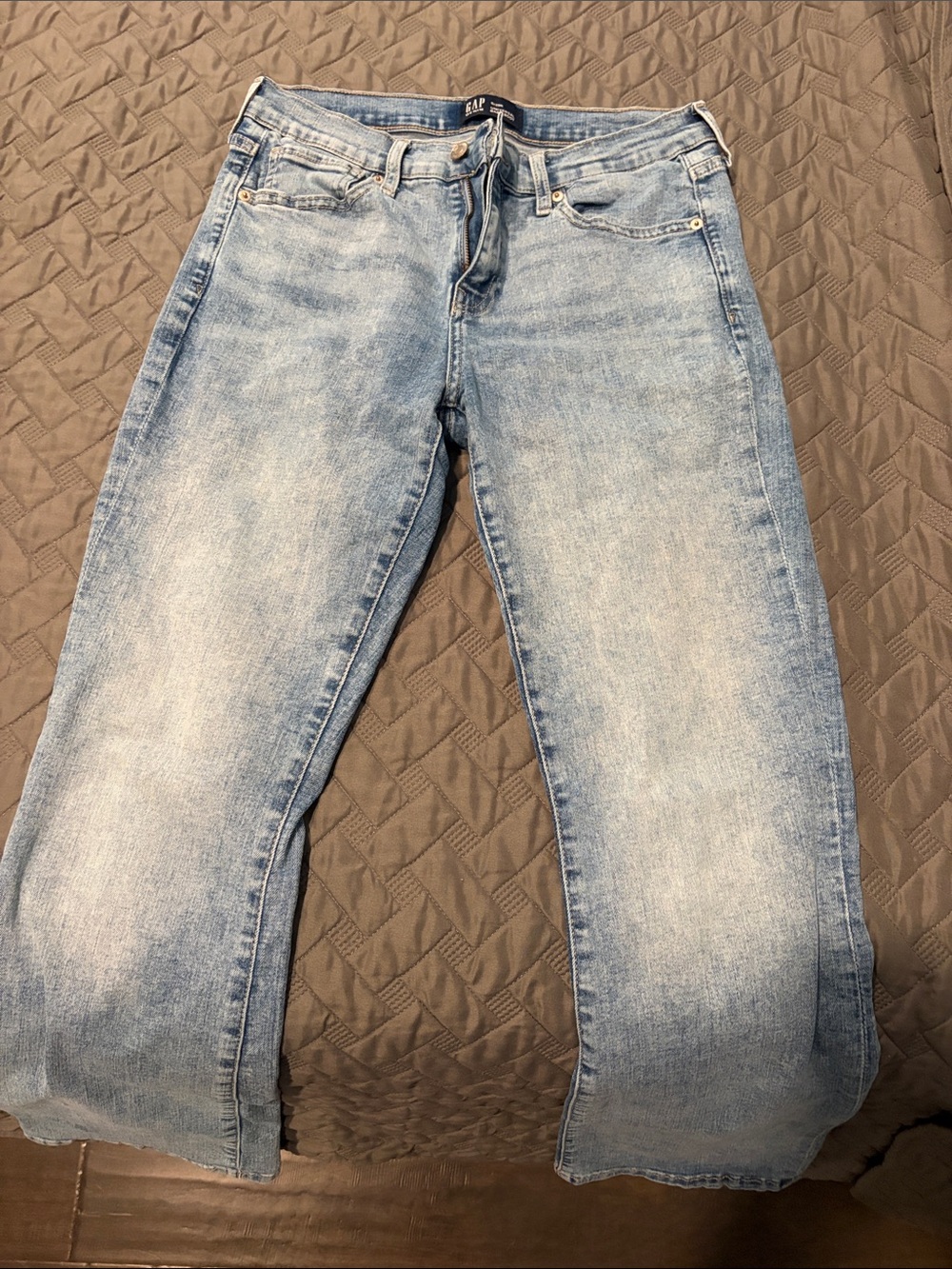 GAP Women's Light Blue Wide-Leg Jeans